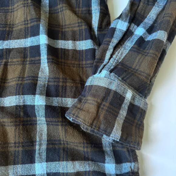 Volcom Plaid Flannel Dress Shirt - Size medium - Picture 2 of 4